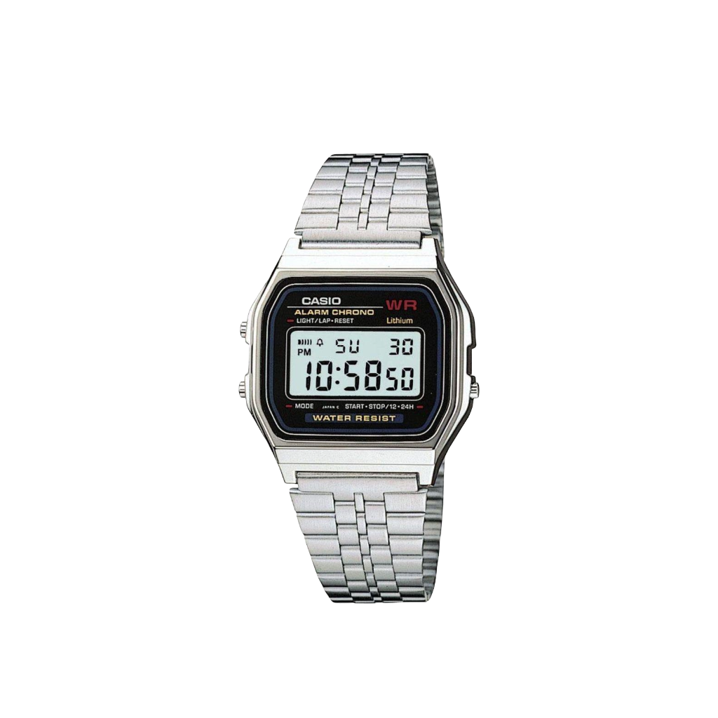 Casio Digital vintage silver