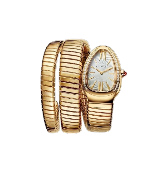 Bvlgari Serpenti Gold white dial