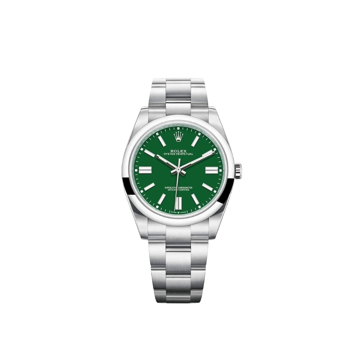 ROLEX Oyster Perpetual green dial