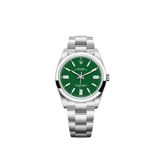 ROLEX Oyster Perpetual green dial