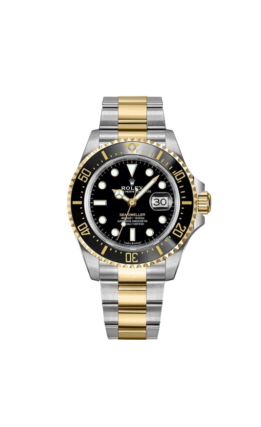 ROLEX Submariner gold/black dial