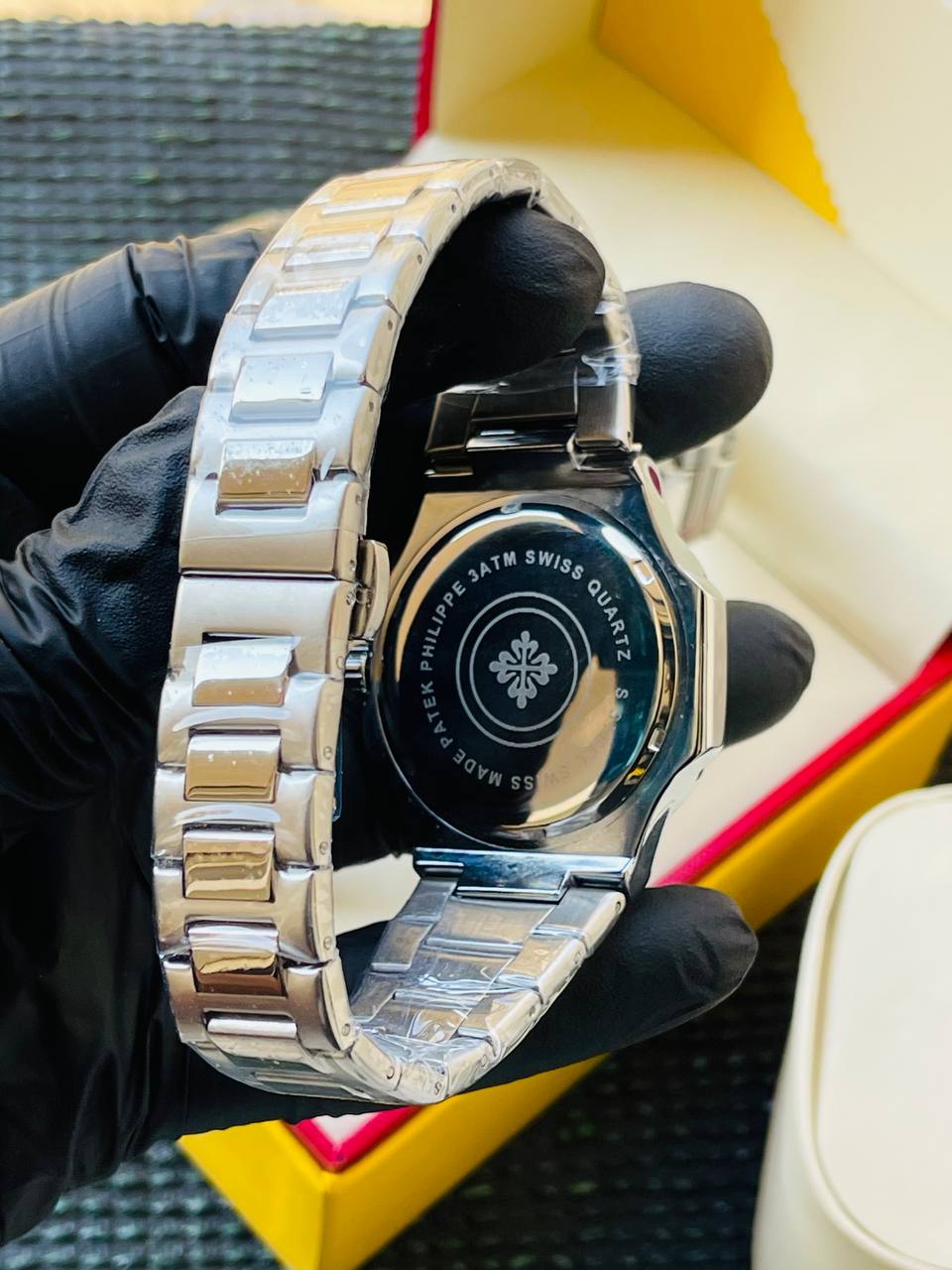 Patek Philippe Nautilus Geneve black dial