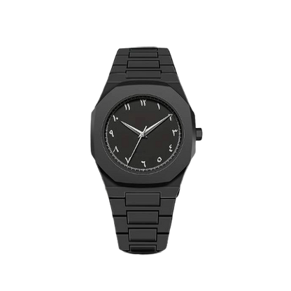 full carbon watch Arabic dial