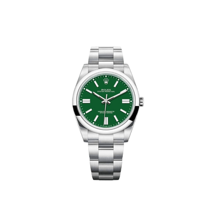 ROLEX Oyster Perpetual green dial