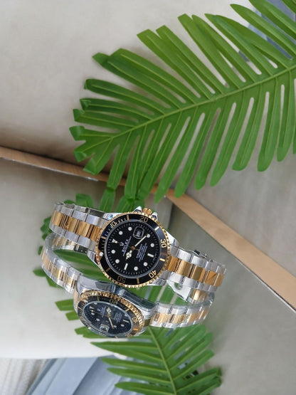 ROLEX Submariner gold/black dial