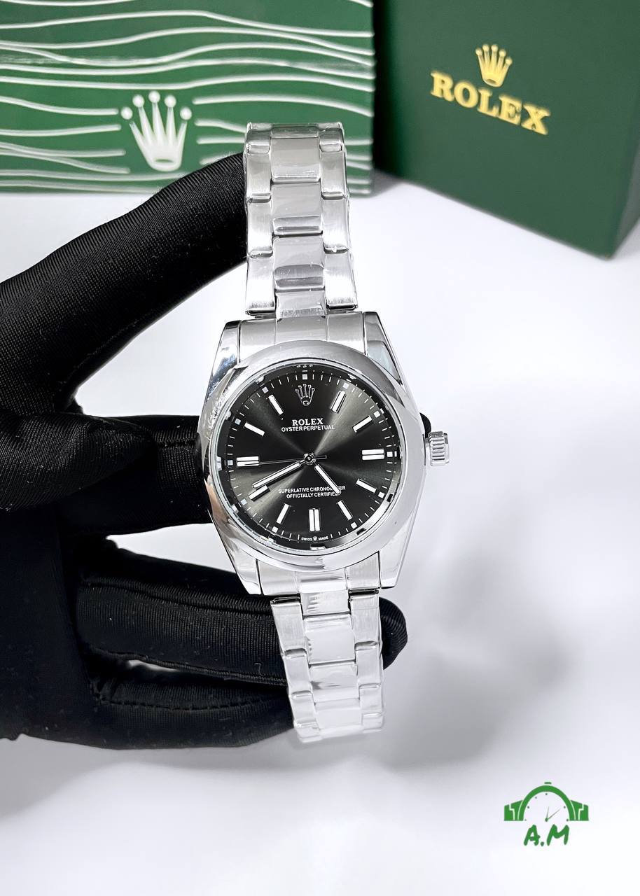 ROLEX Oyster Perpetual black dial